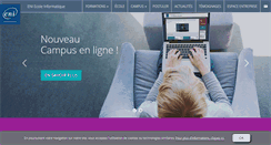 Desktop Screenshot of eni-ecole.fr