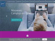 Tablet Screenshot of eni-ecole.fr